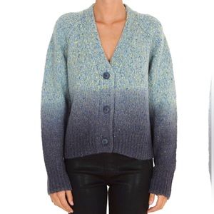 Multi color ombre cardigan